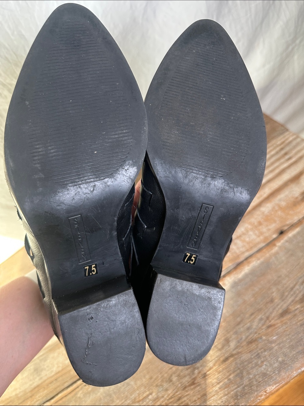 Steve Madden Blue Ankle Booties - Picture 3 of 6